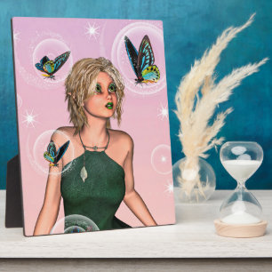 Niedlich Fairy Fotoplatte