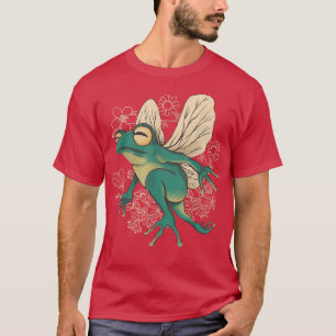 Niedlich Fairy Frog Goblincore Ästhetische Dunkle T-Shirt