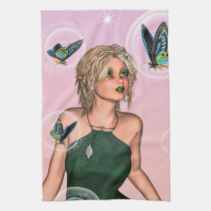 Niedlich Fairy Geschirrtuch
