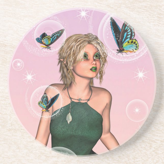 Niedlich Fairy Getränkeuntersetzer (Vorne)