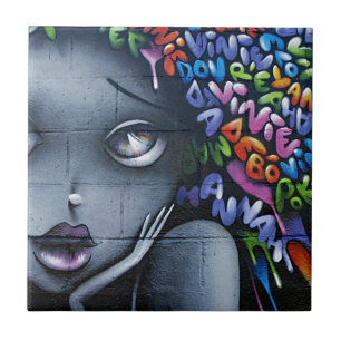 Niedlich Fairy Graffiti Fliese