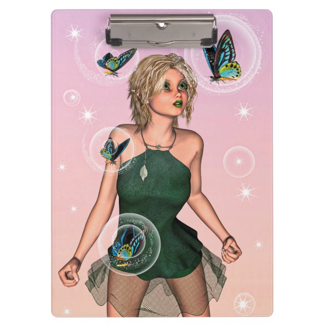 Niedlich Fairy Klemmbrett (Vorderseite)