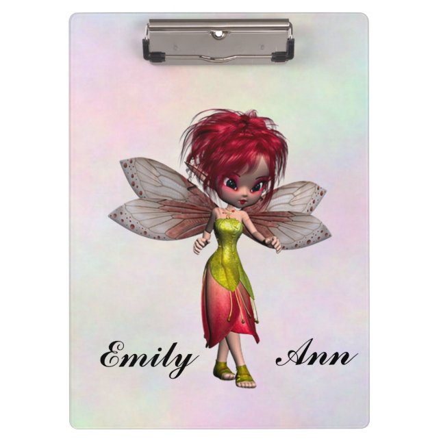 Niedlich Fairy Klemmbrett (Vorderseite)