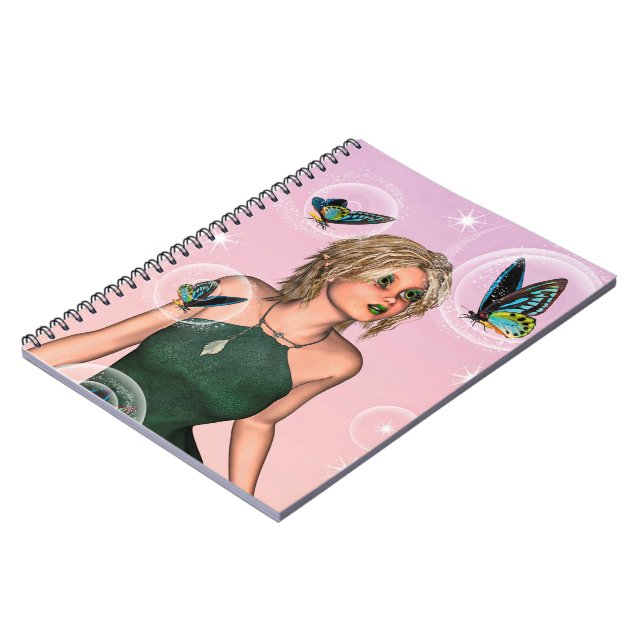 Niedlich Fairy Notizblock (Linke Seite)