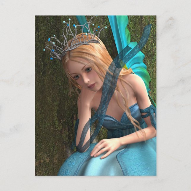Niedlich Fairy Postkarte (Vorderseite)