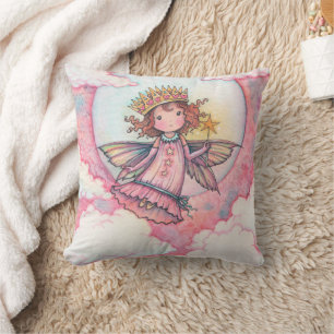 Niedlich Fairy Princess von Molly Harrison Kissen