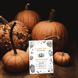 Niedlich Fall Little Boo Ghost Halloween Kinderdus Einladung