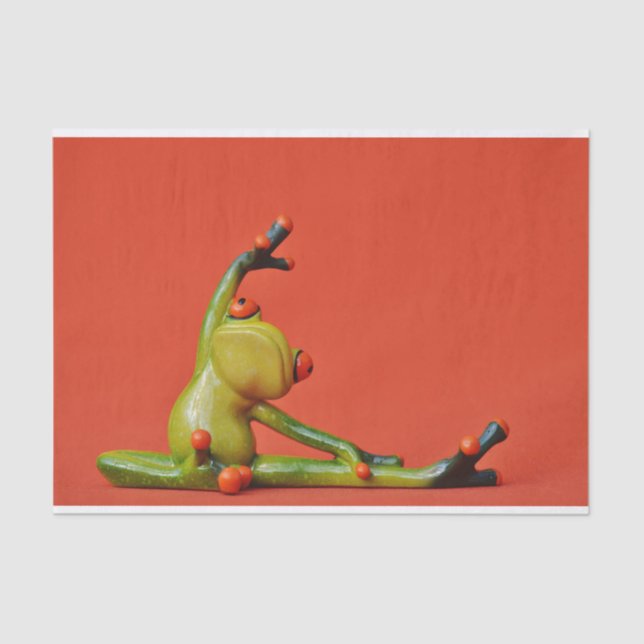 Niedlich Fanny Frog Seidenpapier (Vorderseite)