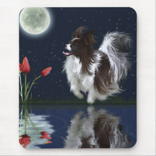Niedlich Fantasy PAPILLON DOG Mousepad