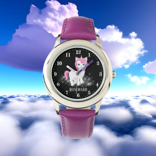 niedlich Fantasy Unicorn Name Watch Armbanduhr