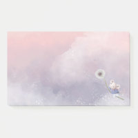 Niedlich Fantasy Watercolor Mouse Dandelion Fliege