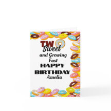 Niedlich, farbenfroh & elegant 2. Geburtstag süß