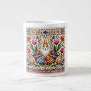 Niedlich/farbenfroh Frühjahr/Ostermesse Jumbo-Tasse