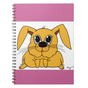 Niedlich Fat Bunny Notebook Notizblock