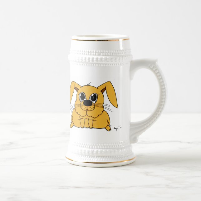 Niedlich Fat Bunny Stein Bierglas (Rechts)