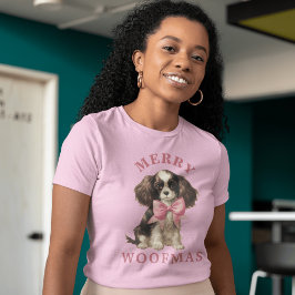 Niedlich & festlich: Frohe Frauen-Hunde Lover T-Shirt