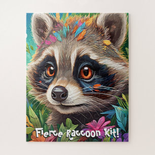 Niedlich & Fierce Raccoon Kit! Puzzle