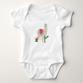 Niedlich Fiesta Llama & Cactus Baby Strampler