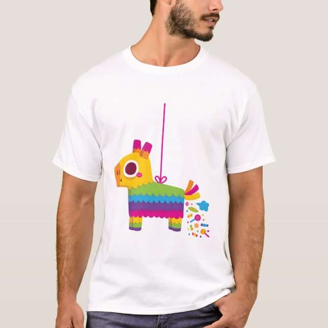 Niedlich Fiesta Pinata Donkey Poot Candy T-Shirt (Vorderseite)