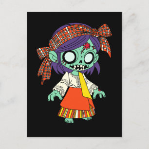 Niedlich Filipino Zombie Postkarte