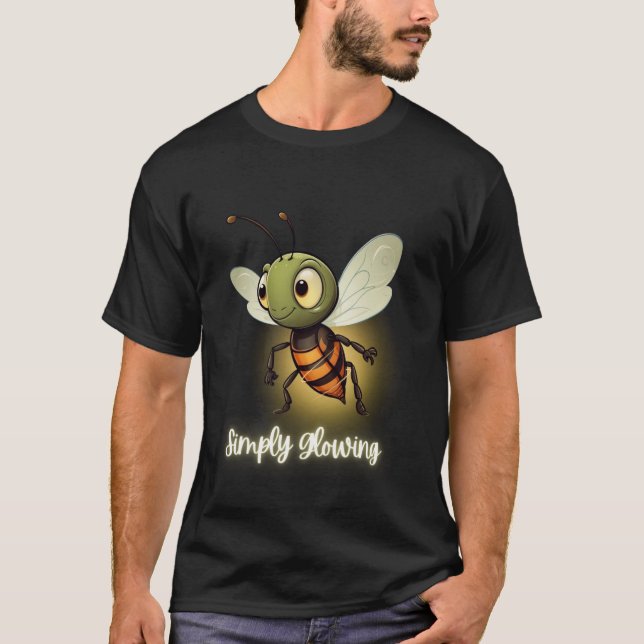 Niedlich Firefly einfach glühen T-Shirt (Vorderseite)