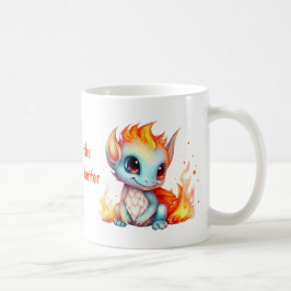 Niedlich Flaming Baby Dragon Kaffeetasse