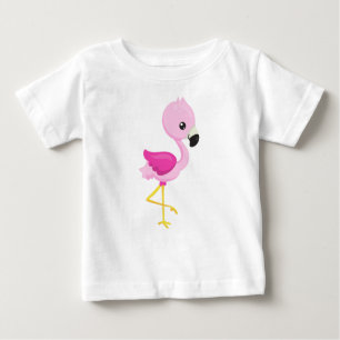 Niedlich Flamingo, Baby Flamingo, Pink Flamingo, B Baby T-shirt
