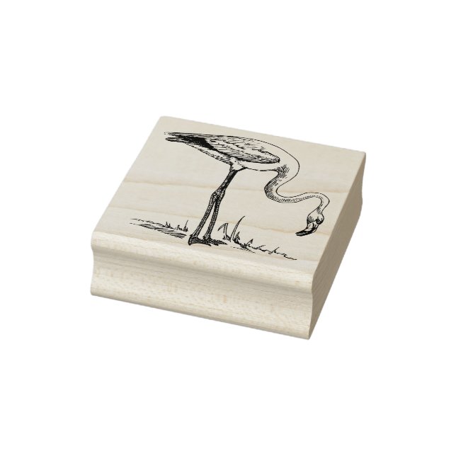 Niedlich Flamingo Gummistempel (Stempel)
