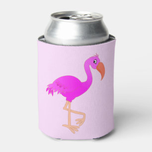 Niedlich Flamingo - Happy Dosenkühler