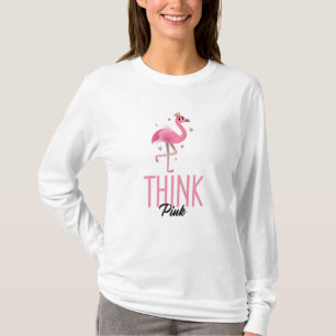 Niedlich Flamingo Liebhaber Flocking Graphics Appe T-Shirt