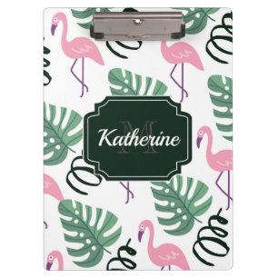 Niedlich Flamingo Muster Klemmbrett