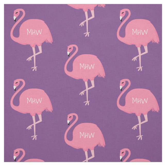 Niedlich Flamingo optional, benutzerdefiniertes Mo Stoff (Muster)