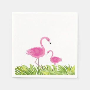 Niedlich Flamingo Party Napkins Serviette