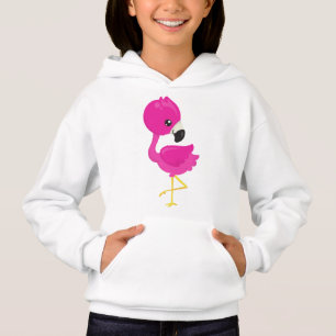Niedlich Flamingo, Pink Flamingo, Baby Flamingo, B Hoodie