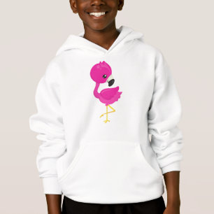 Niedlich Flamingo, Pink Flamingo, Baby Flamingo, B Hoodie