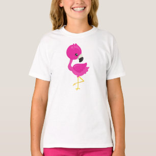 Niedlich Flamingo, Pink Flamingo, Baby Flamingo, B T-Shirt