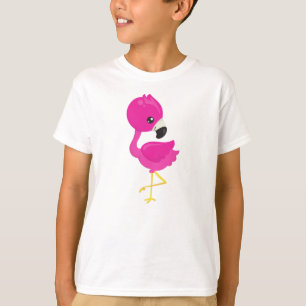 Niedlich Flamingo, Pink Flamingo, Baby Flamingo, B T-Shirt