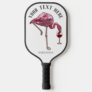 Niedlich Flamingo Wine Drinker Neue Geschenke Pickleball Schläger