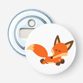 Niedlich Fleet Cartoon Fox Button Flaschenöffner
