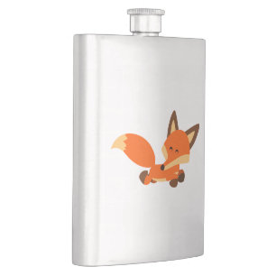 Niedlich Fleet Cartoon Fox Classic Flask Flachmann
