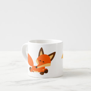 Niedlich Fleet Cartoon Fox Espresso Tasse
