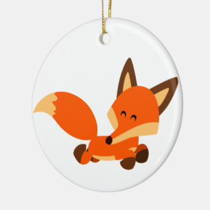 Niedlich Fleet Cartoon Fox Ornament