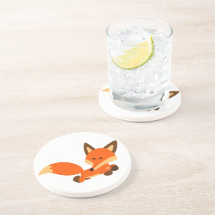 Niedlich Fleet Cartoon Fox Untersetzer