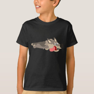 Niedlich Fleet Cartoon Wolf Children T - Shirt