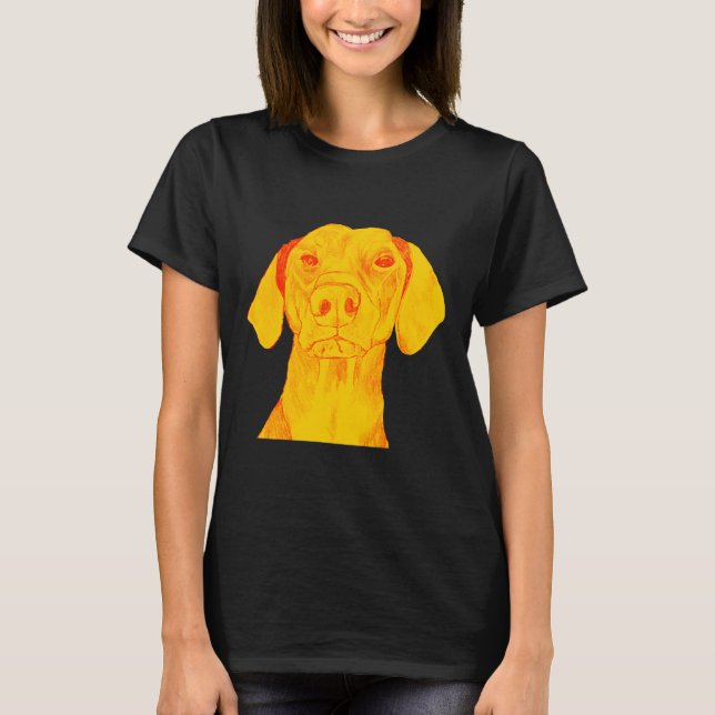 Niedlich Floppy Doberman Time T-Shirt (Vorderseite)