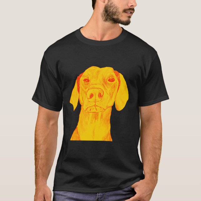 Niedlich Floppy Doberman Time T-Shirt (Vorderseite)