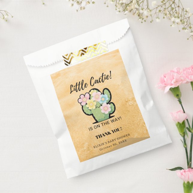 Niedlich Floral Kleine Cuctie Kawaii Babydusche Geschenktütchen (Versiegelt)