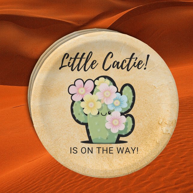 Niedlich Floral Kleine Cuctie Kawaii Babydusche Pappteller (Von Creator hochgeladen)