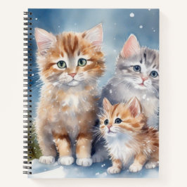 Niedlich Fluffy Kittens Notizbuch