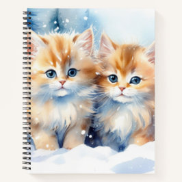 Niedlich Fluffy Kittens Notizbuch